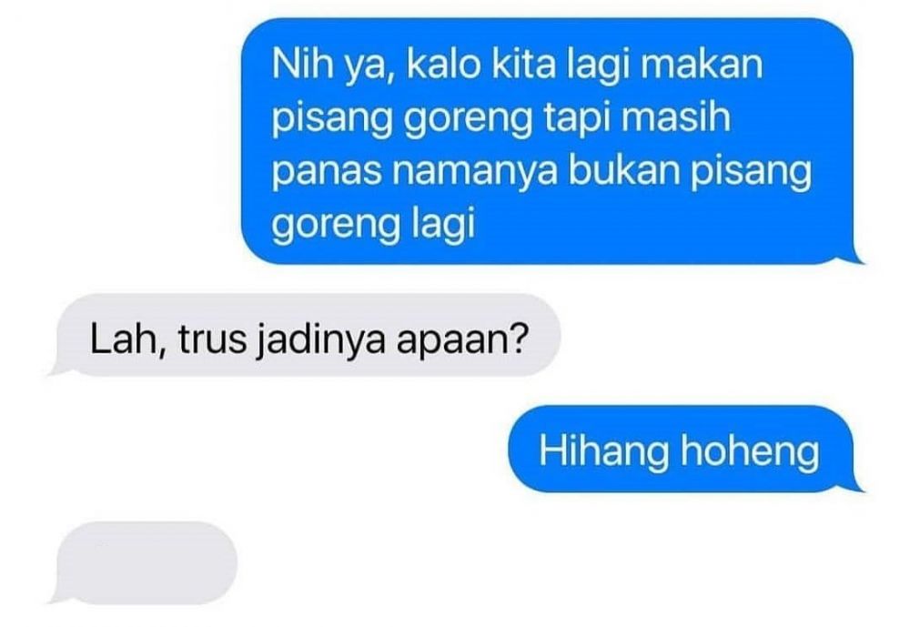 Chat lucu dengan Jawaban nyeleneh dari teman ini endingnya bikin gregetan 